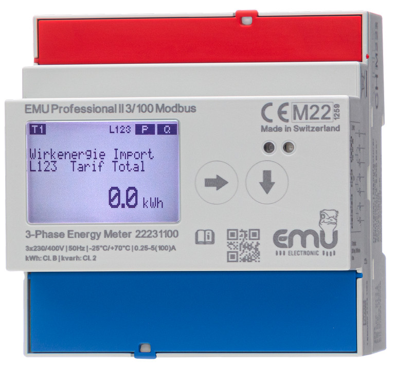 EMU Professional 3/100 mit RS485 Modbus RTU Schnittstelle