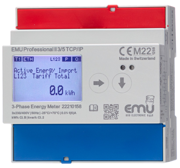 EMU 3/5 TCP/IP Stromzähler mit Ethernet Schnittstelle