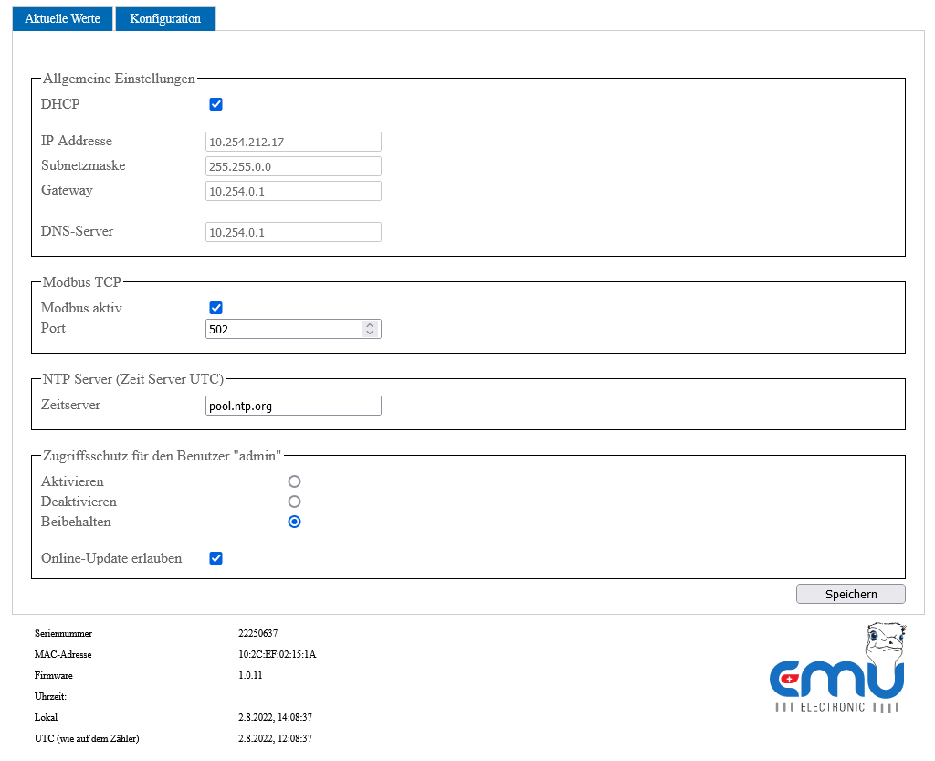 EMU Professional II 3/100 TCP/IP